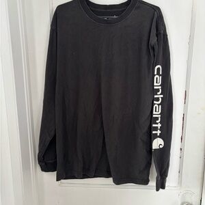 Carhartt Loose Fit Heavyweight Graphic Sleeve Long Sleeve Tee – Size Medium